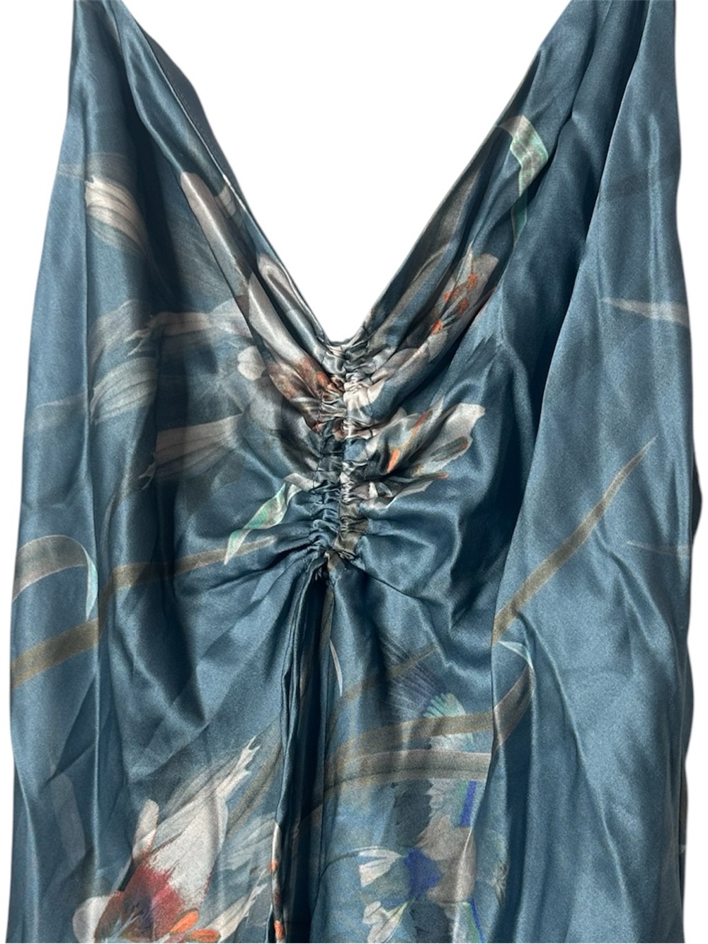 ALLSAINTS Alexia Kuroyuri Dress Blue US 2 - Picture 6 of 11